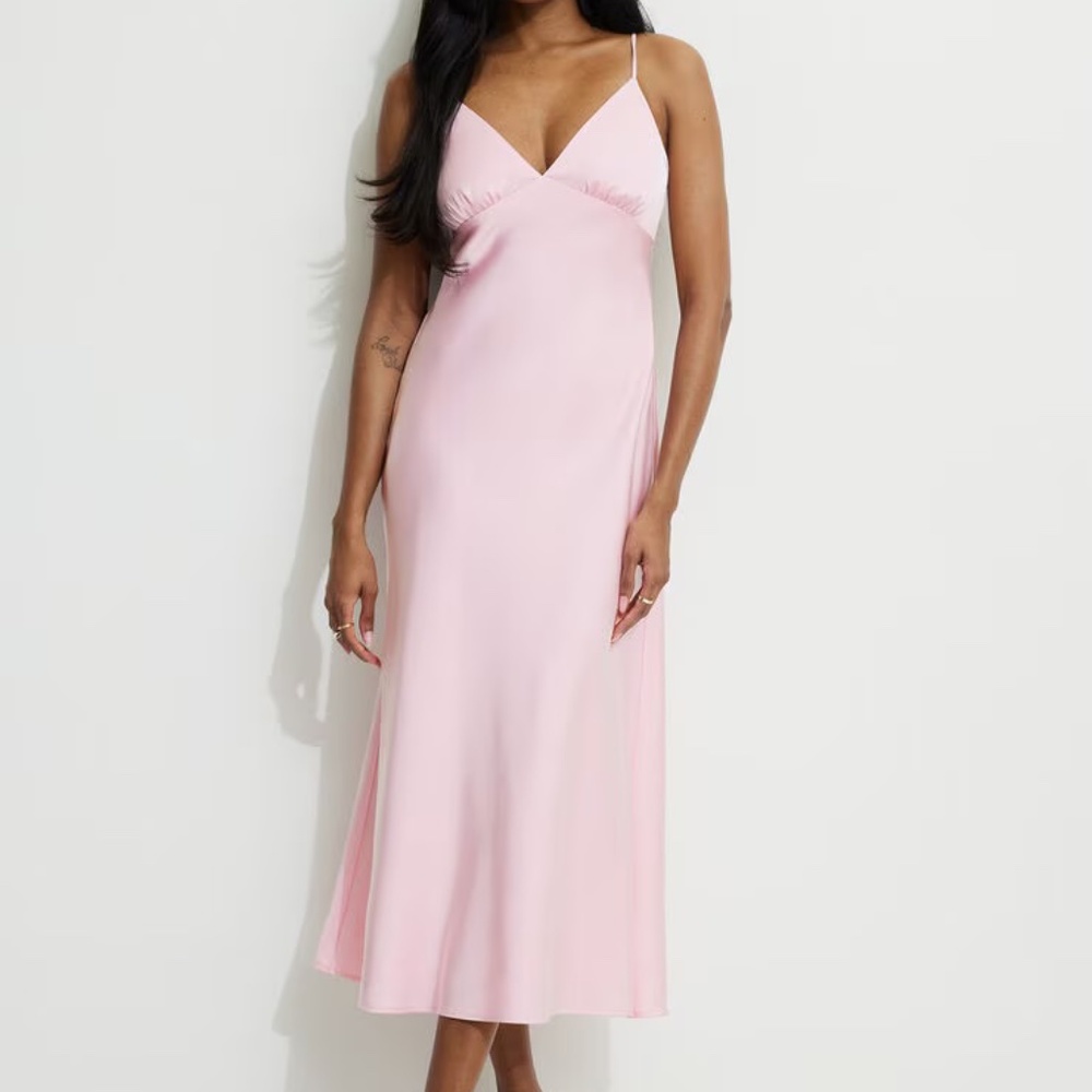 Pink Dynamite Satin Dress Size Small